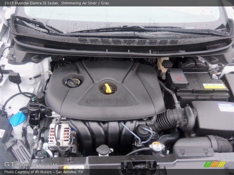 Shimmering Air Silver / Gray 2015 Hyundai Elantra SE Sedan