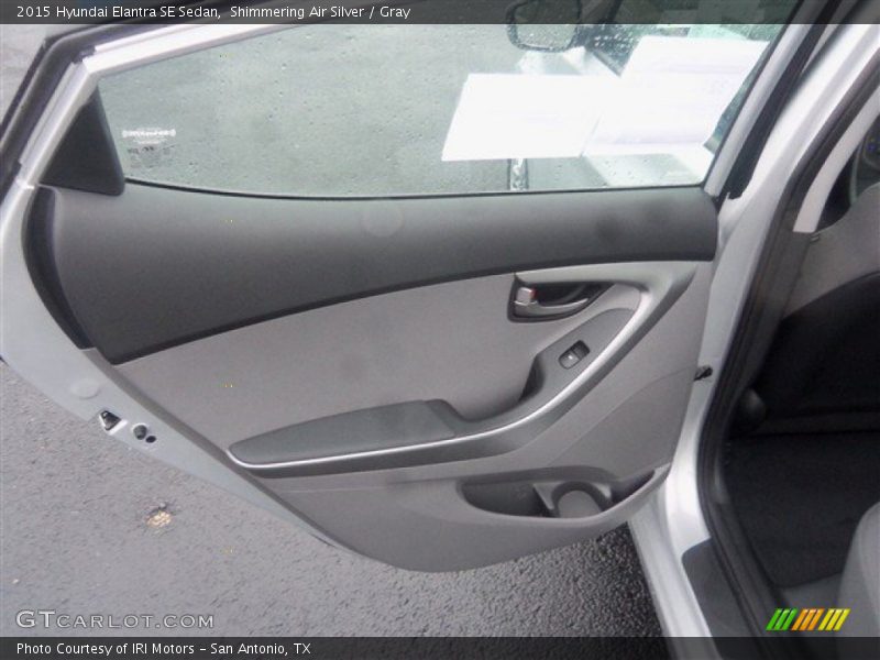 Shimmering Air Silver / Gray 2015 Hyundai Elantra SE Sedan