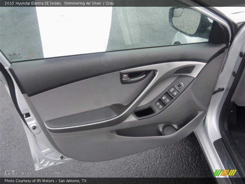 Shimmering Air Silver / Gray 2015 Hyundai Elantra SE Sedan