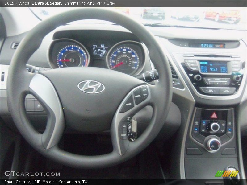 Shimmering Air Silver / Gray 2015 Hyundai Elantra SE Sedan