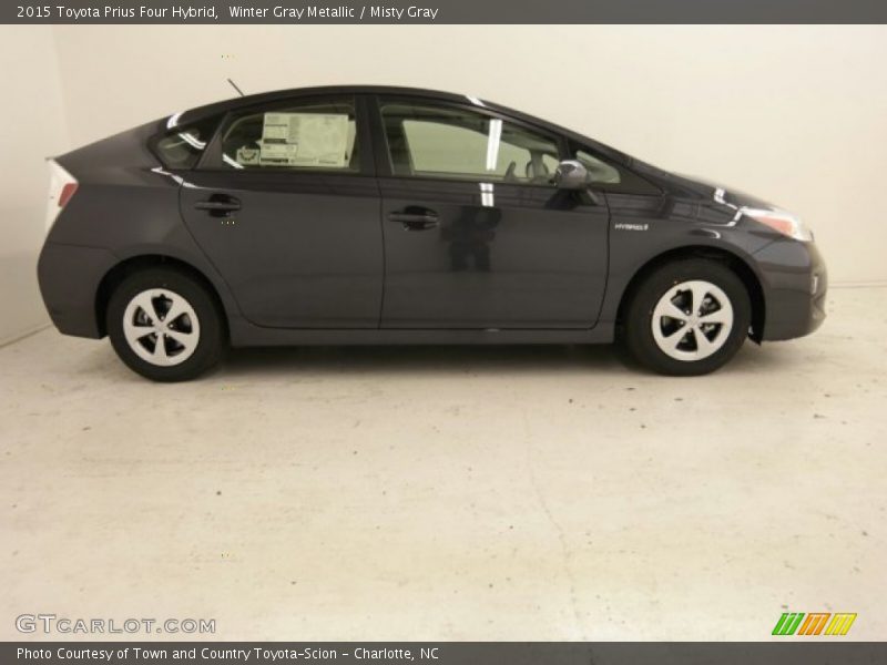 Winter Gray Metallic / Misty Gray 2015 Toyota Prius Four Hybrid