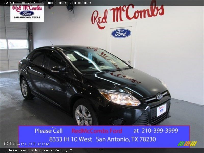 Tuxedo Black / Charcoal Black 2014 Ford Focus SE Sedan