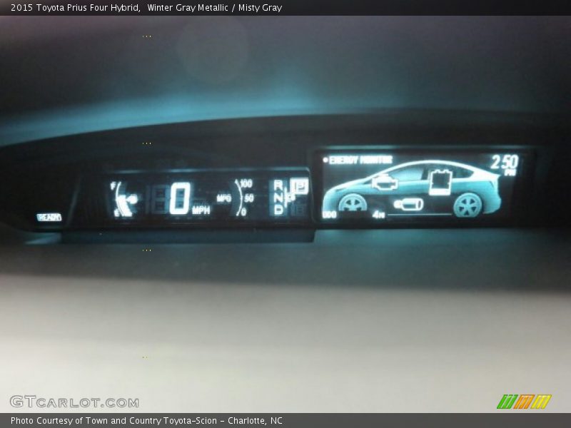Winter Gray Metallic / Misty Gray 2015 Toyota Prius Four Hybrid