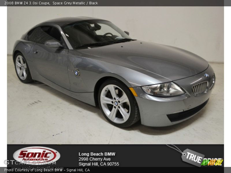 Space Grey Metallic / Black 2008 BMW Z4 3.0si Coupe