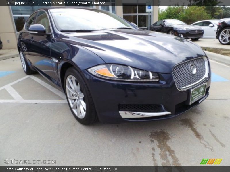 Indigo Metallic / Barley/Warm Charcoal 2013 Jaguar XF I4 T