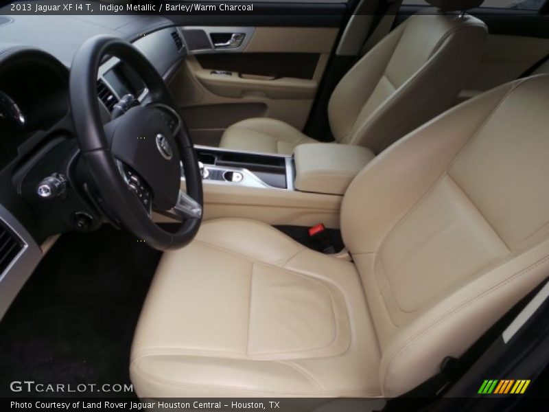 Indigo Metallic / Barley/Warm Charcoal 2013 Jaguar XF I4 T