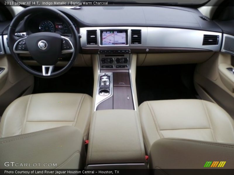 Indigo Metallic / Barley/Warm Charcoal 2013 Jaguar XF I4 T