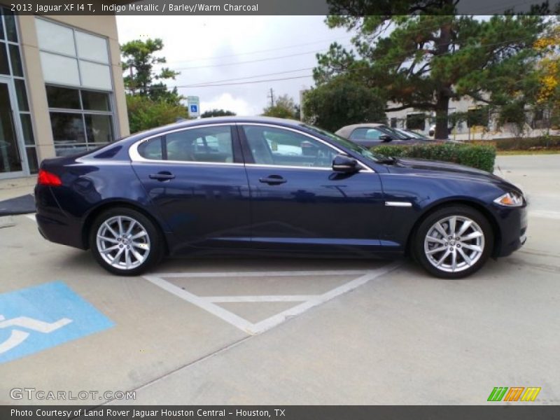 Indigo Metallic / Barley/Warm Charcoal 2013 Jaguar XF I4 T