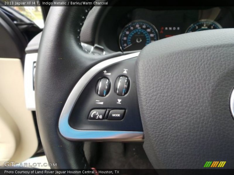 Indigo Metallic / Barley/Warm Charcoal 2013 Jaguar XF I4 T