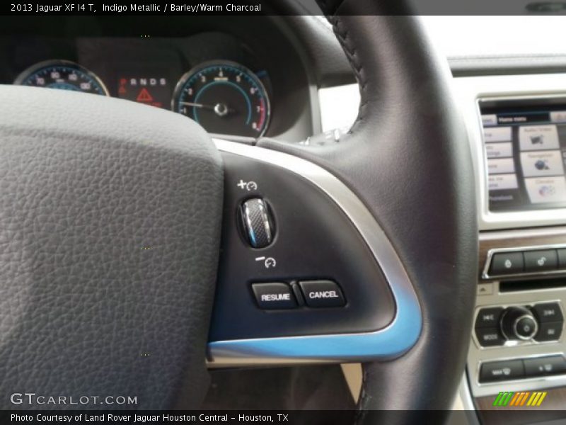 Indigo Metallic / Barley/Warm Charcoal 2013 Jaguar XF I4 T