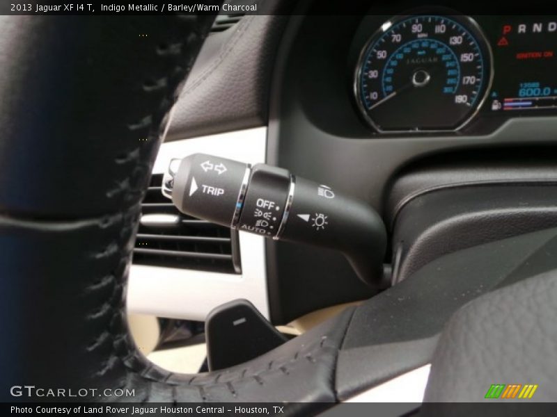 Indigo Metallic / Barley/Warm Charcoal 2013 Jaguar XF I4 T