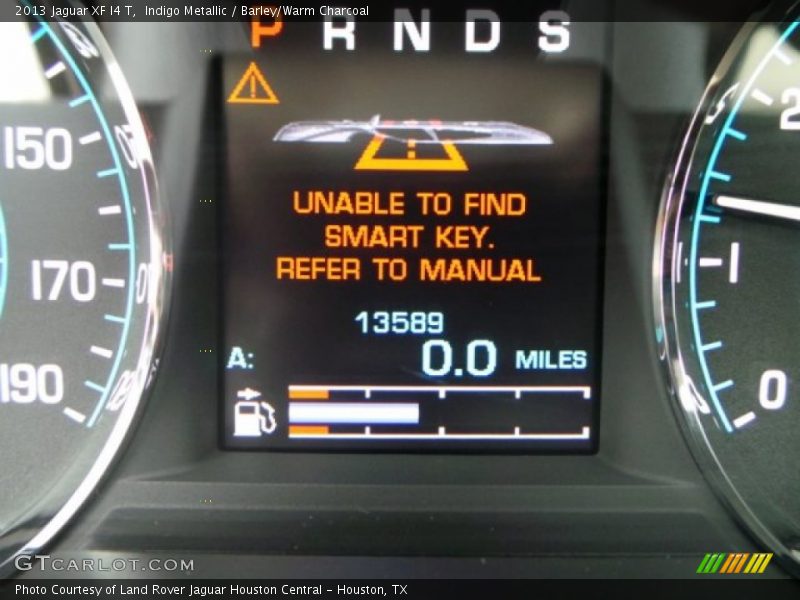 Indigo Metallic / Barley/Warm Charcoal 2013 Jaguar XF I4 T