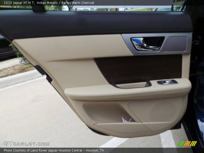 Indigo Metallic / Barley/Warm Charcoal 2013 Jaguar XF I4 T