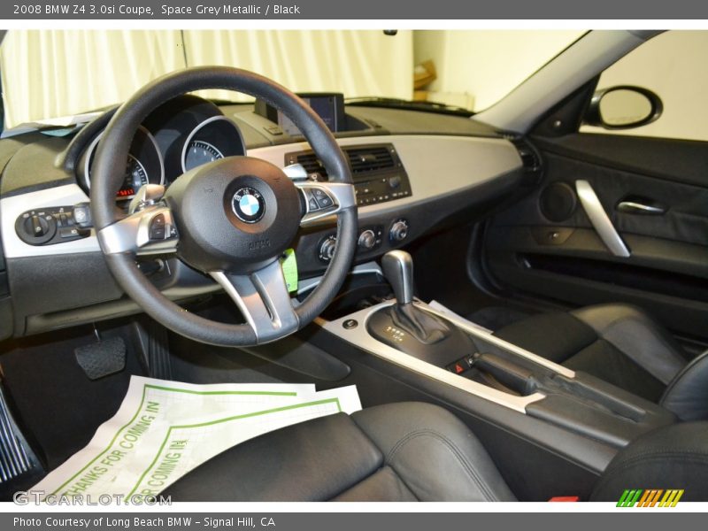 Space Grey Metallic / Black 2008 BMW Z4 3.0si Coupe