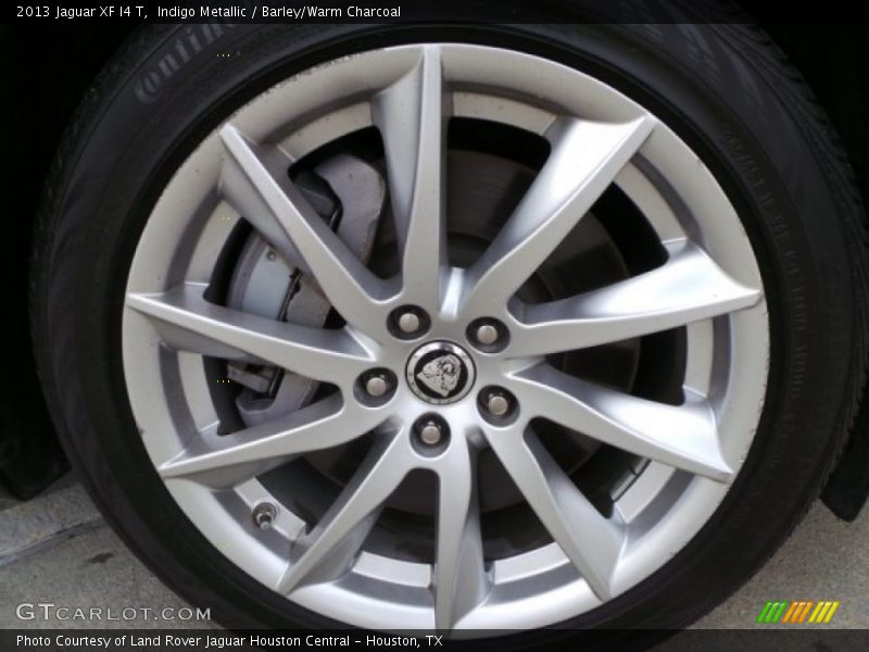 Indigo Metallic / Barley/Warm Charcoal 2013 Jaguar XF I4 T