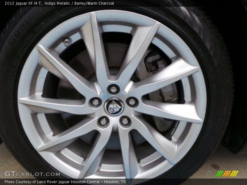 Indigo Metallic / Barley/Warm Charcoal 2013 Jaguar XF I4 T