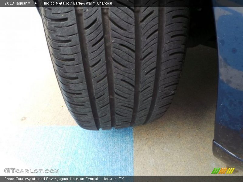 Indigo Metallic / Barley/Warm Charcoal 2013 Jaguar XF I4 T
