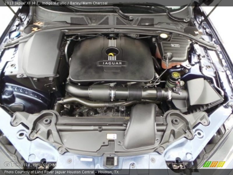 Indigo Metallic / Barley/Warm Charcoal 2013 Jaguar XF I4 T