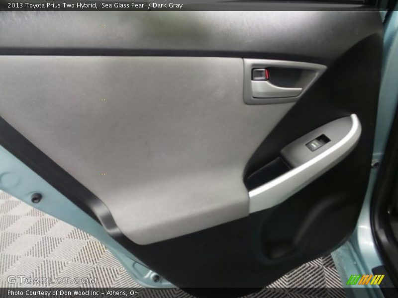 Sea Glass Pearl / Dark Gray 2013 Toyota Prius Two Hybrid
