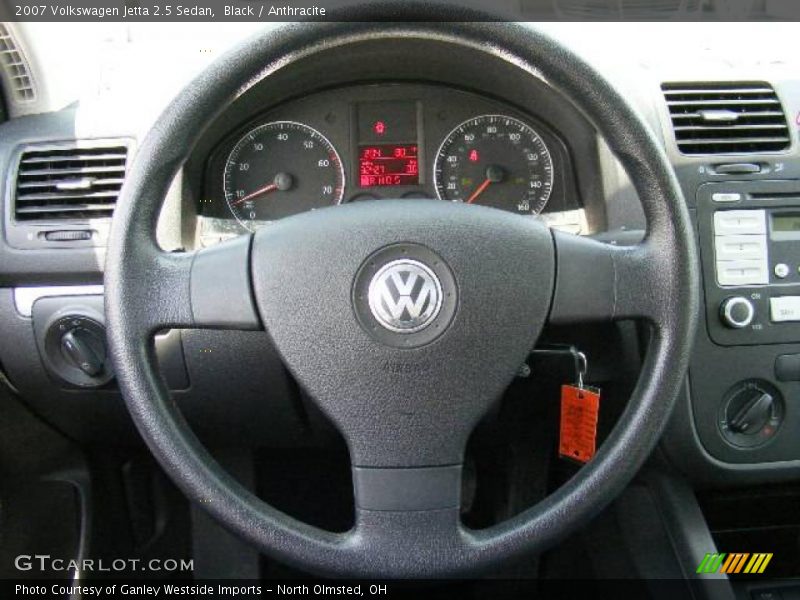 Black / Anthracite 2007 Volkswagen Jetta 2.5 Sedan