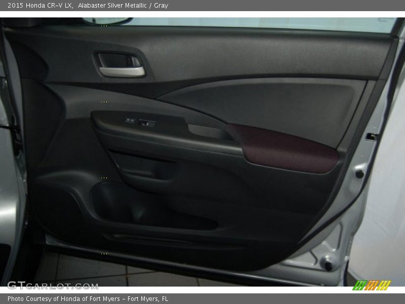 Alabaster Silver Metallic / Gray 2015 Honda CR-V LX