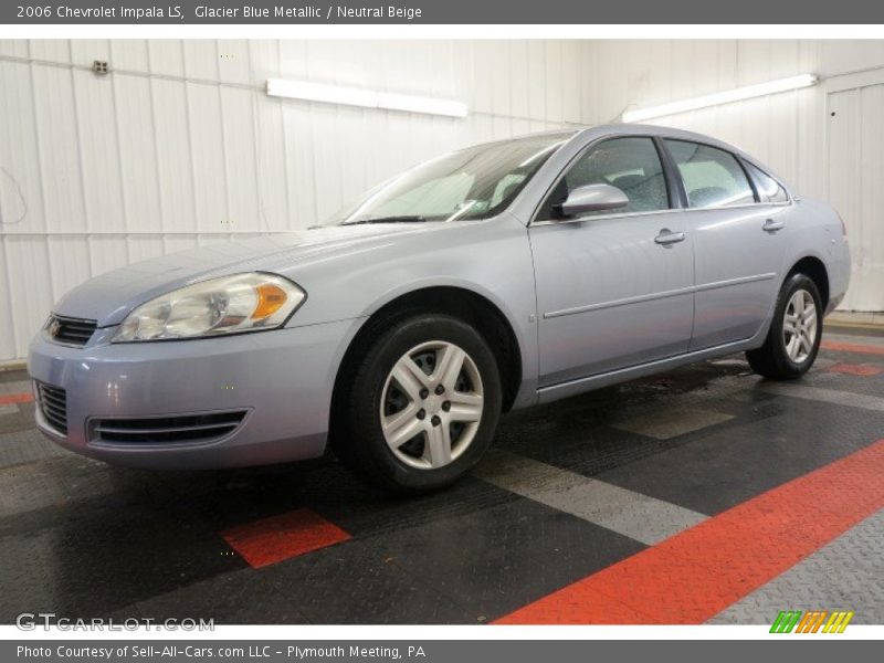 Glacier Blue Metallic / Neutral Beige 2006 Chevrolet Impala LS