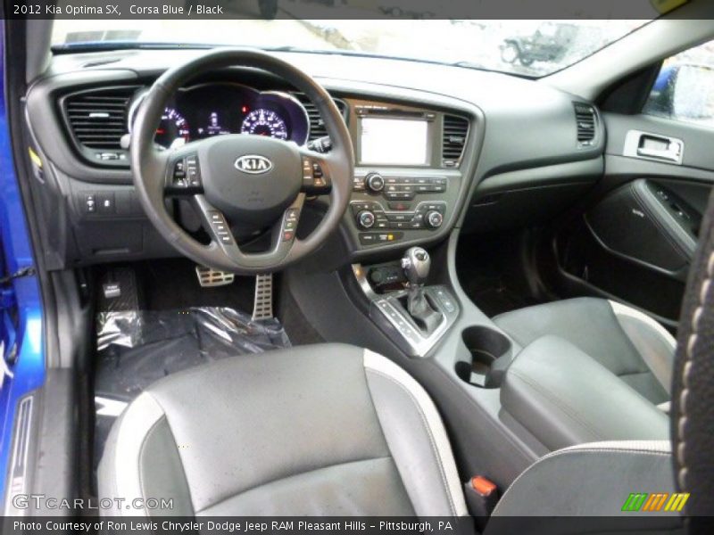 Corsa Blue / Black 2012 Kia Optima SX