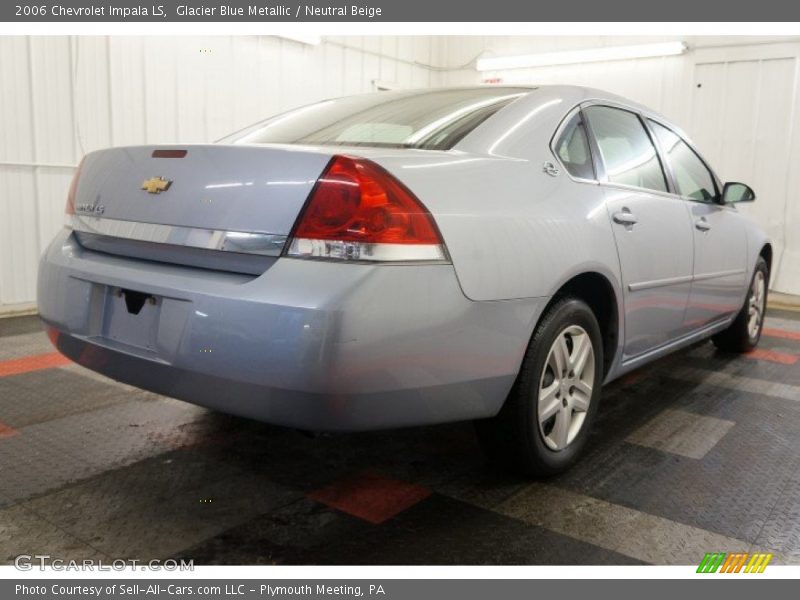 Glacier Blue Metallic / Neutral Beige 2006 Chevrolet Impala LS