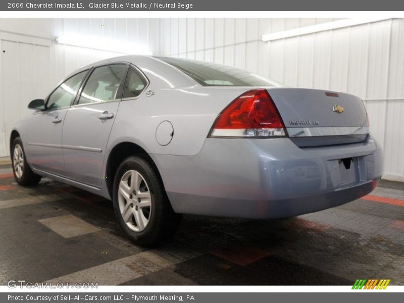 Glacier Blue Metallic / Neutral Beige 2006 Chevrolet Impala LS