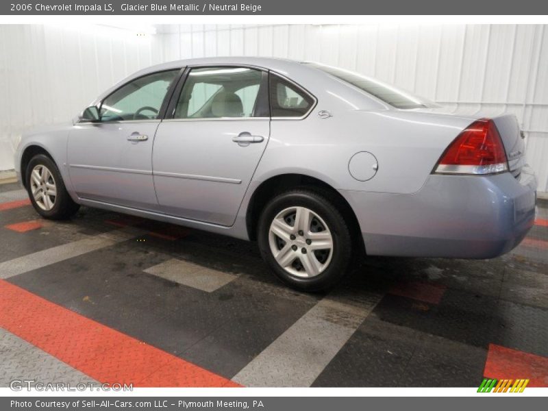 Glacier Blue Metallic / Neutral Beige 2006 Chevrolet Impala LS