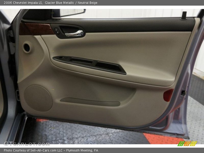 Glacier Blue Metallic / Neutral Beige 2006 Chevrolet Impala LS