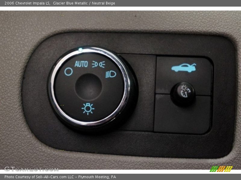 Glacier Blue Metallic / Neutral Beige 2006 Chevrolet Impala LS