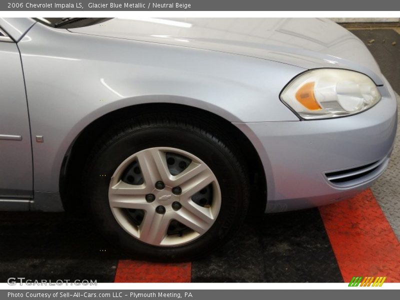 Glacier Blue Metallic / Neutral Beige 2006 Chevrolet Impala LS