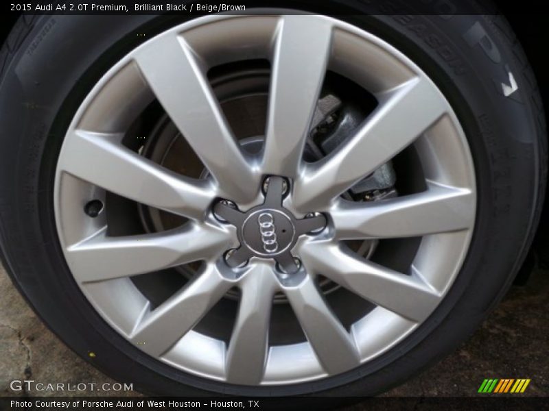 Brilliant Black / Beige/Brown 2015 Audi A4 2.0T Premium