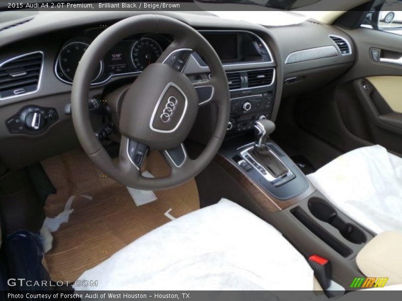  2015 A4 2.0T Premium Beige/Brown Interior