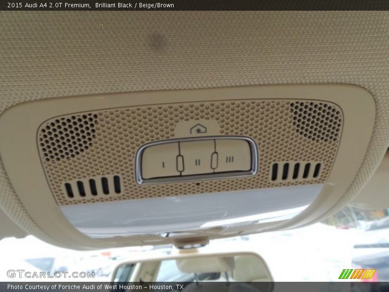 Brilliant Black / Beige/Brown 2015 Audi A4 2.0T Premium