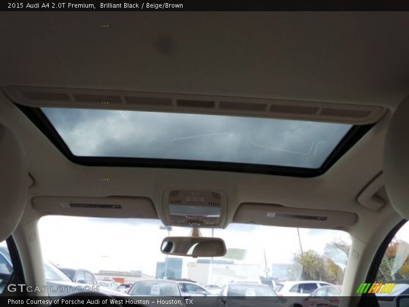 Brilliant Black / Beige/Brown 2015 Audi A4 2.0T Premium