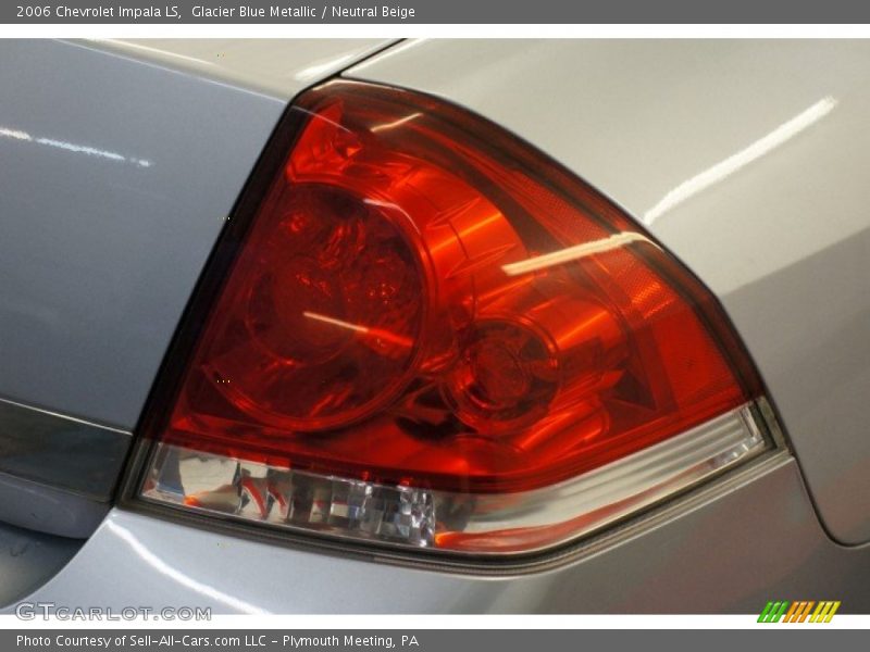 Glacier Blue Metallic / Neutral Beige 2006 Chevrolet Impala LS