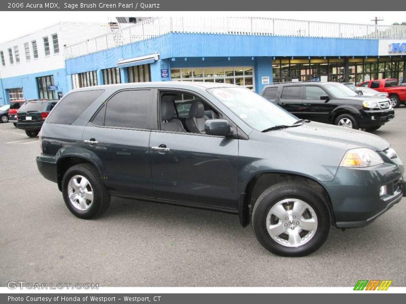 Sage Brush Green Pearl / Quartz 2006 Acura MDX
