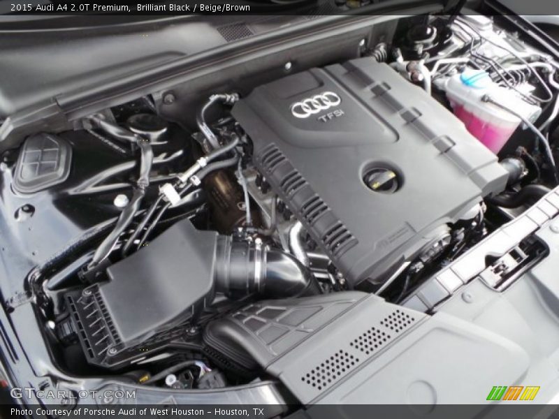 Brilliant Black / Beige/Brown 2015 Audi A4 2.0T Premium