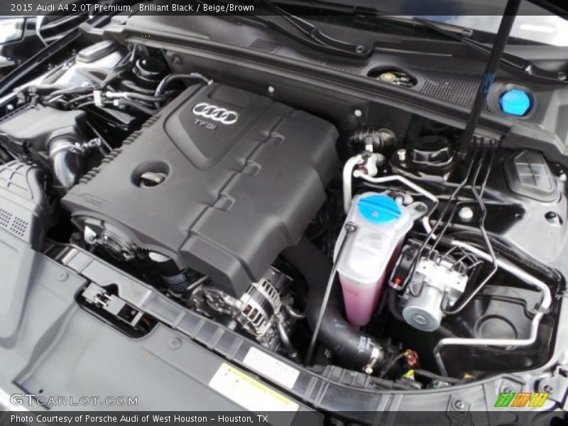 Brilliant Black / Beige/Brown 2015 Audi A4 2.0T Premium