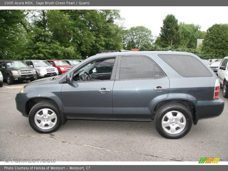 Sage Brush Green Pearl / Quartz 2006 Acura MDX