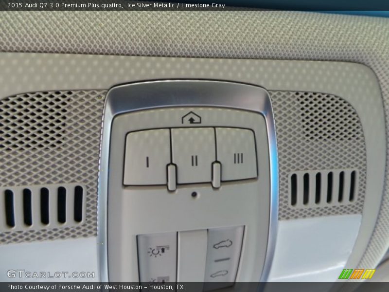 Ice Silver Metallic / Limestone Gray 2015 Audi Q7 3.0 Premium Plus quattro