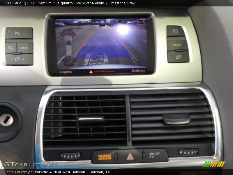 Ice Silver Metallic / Limestone Gray 2015 Audi Q7 3.0 Premium Plus quattro