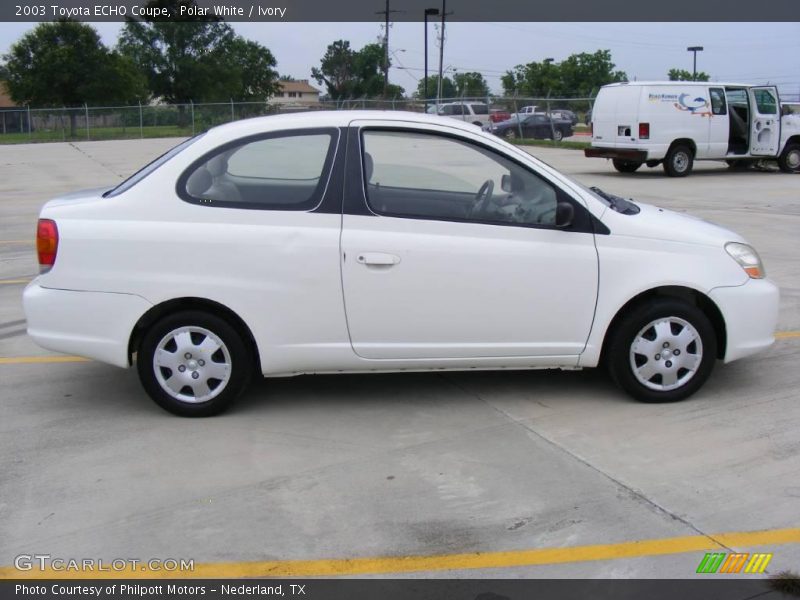 Polar White / Ivory 2003 Toyota ECHO Coupe