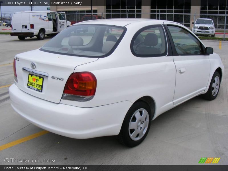 Polar White / Ivory 2003 Toyota ECHO Coupe
