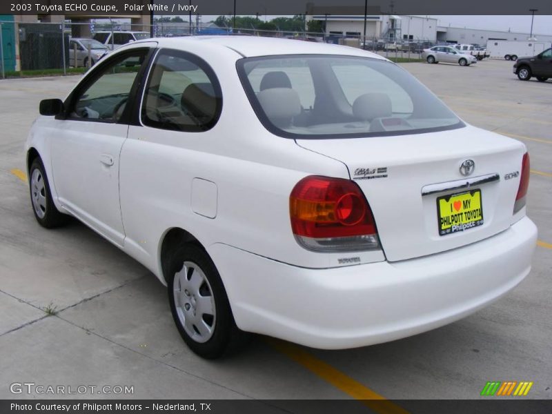 Polar White / Ivory 2003 Toyota ECHO Coupe