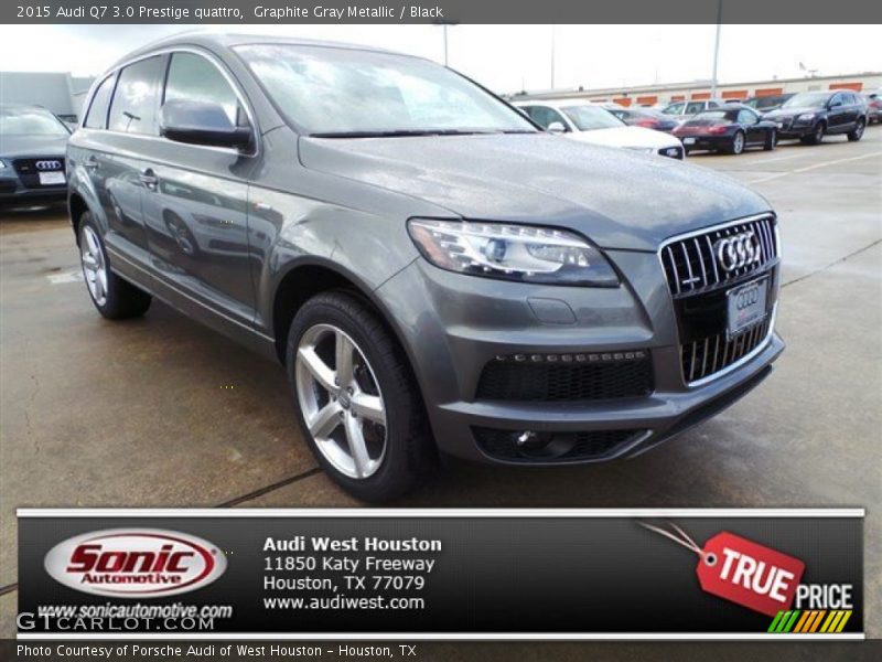 Graphite Gray Metallic / Black 2015 Audi Q7 3.0 Prestige quattro