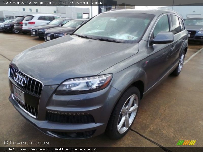Graphite Gray Metallic / Black 2015 Audi Q7 3.0 Prestige quattro