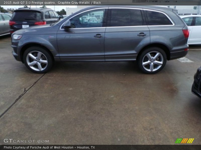 Graphite Gray Metallic / Black 2015 Audi Q7 3.0 Prestige quattro